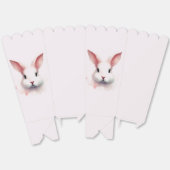 Roze Paashaas Favoriet Box – Popcorn & Treats Bedankdoosjes (Ongevouwen)