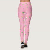 roze paasjacht leggings (Achterkant)