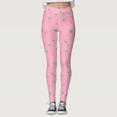 roze paasjacht leggings (Voorkant)