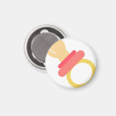 roze pacifier magneet (Voorkant / Achterkant)