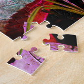 Roze paddenstoel legpuzzel (Zijkant)