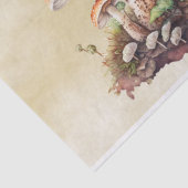 roze paddenstoel ontleding tissuepapier (Detail)