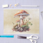 roze paddenstoel ontleding tissuepapier (Craft)