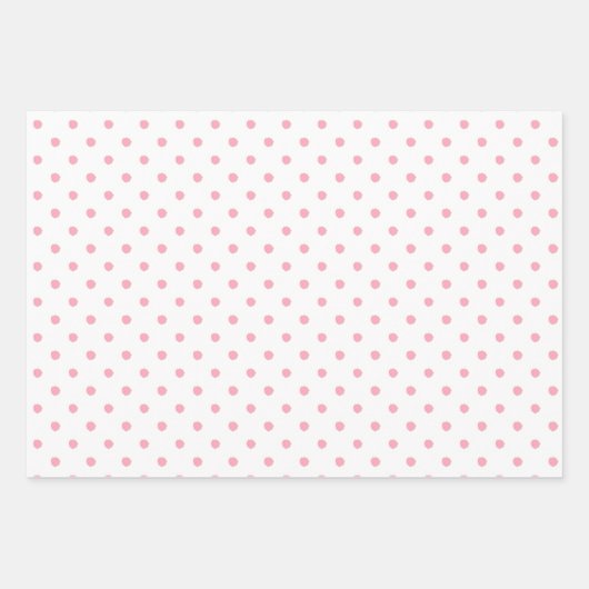 Roze Paint Dot Gift Wrap Inpakpapier Vel (Voorkant 2)