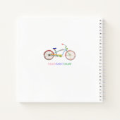 Roze pairal Notitieboek van 8,5 x 8,5 inch (Achterkant)