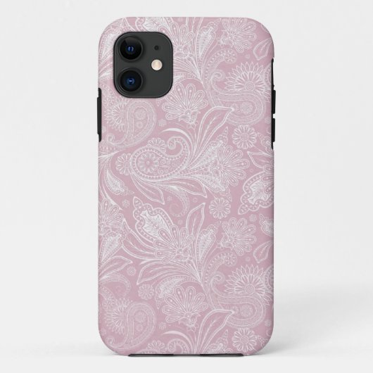 Roze Paisley Case-Mate iPhone Case (Achterkant)
