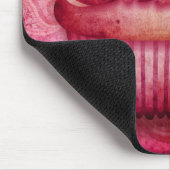 roze paisley cupcake muismat (Hoek)