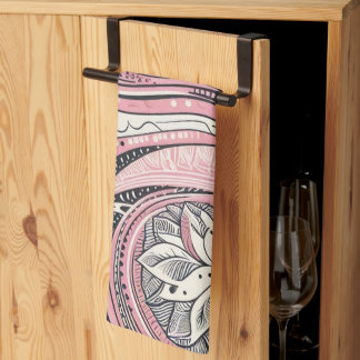 Roze Paisley De Home Studio Keuken Handdoeken