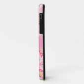 Roze Paisley iPhone Monogram Aangepast Case-Mate iPhone Case (Achterkant/links)