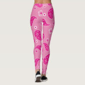 Roze Paisley Leggings (Achterkant)