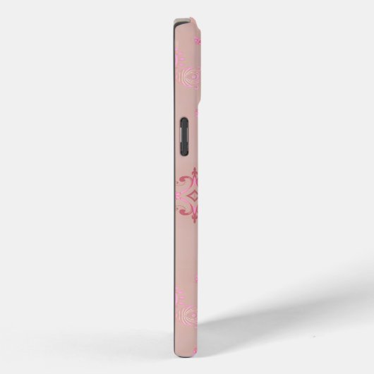 Roze Paisley Pattern Case-Mate iPhone Case (Achterkant / Rechts)