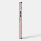 Roze Paisley Pattern iPhone Hoesje (Linkerkant)