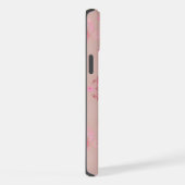 Roze Paisley Pattern iPhone Hoesje (Rechterkant)