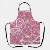 Roze Paisley Schort (Voorkant)