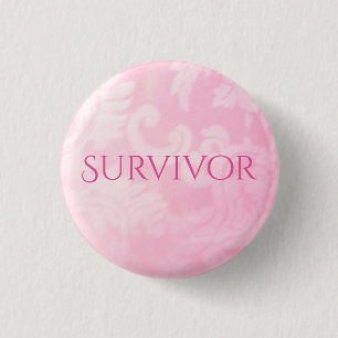 Roze Paisley Survivor Button