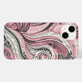 Roze Paisley The Home Studio Worpillow Case-Mate iPhone Case (Achterkant (horizontaal))