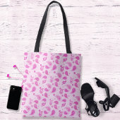 Roze Paisley Tote Bag