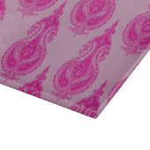 Roze paisleypatroon snijplank (Hoek)