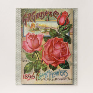 roze pakket met zaaizaad legpuzzel