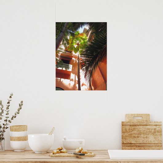 Roze paleis poster (Keuken)