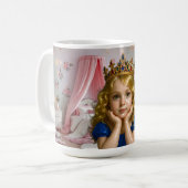 Roze Paleis Prinses. Koffiemok (Voorkant links)