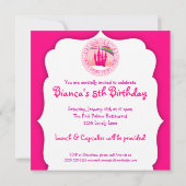 Roze Paleis Uitnodiging (Achterkant)