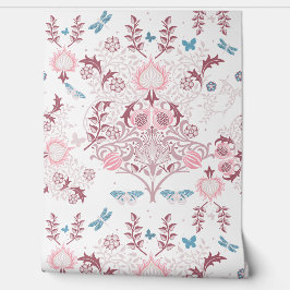 Roze palet William Morris Design Behang