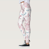 Roze palet William Morris Design Leggings (Links)