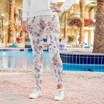 Roze palet William Morris Design Leggings<br><div class="desc">Roze paletbewerking van een William Morris  bloemetjesbehang genaamd "Persian",  1917,  Brooklyn Museum collectie.</div>