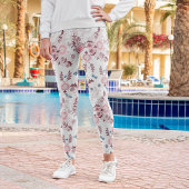 Roze palet William Morris Design Leggings