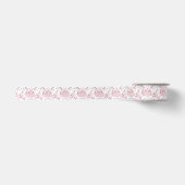 Roze palet William Morris Design Satijnen Lint (Voorkant)