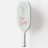 Roze Palm Lente Pastel Strandfeest Pickleball Paddle (Links)