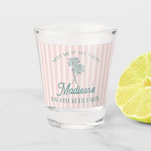 Roze Palm Spring Pastel Strand Bruidsfeest Favorie Shot Glas