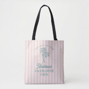 Roze Palm Spring Pastel Strand Verlovingsfeest T S Tote Bag