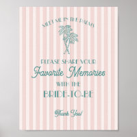 Roze Palm Springs Favoriete herinneringen met brui