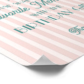 Roze Palm Springs Favoriete herinneringen met verj Poster (Hoek)