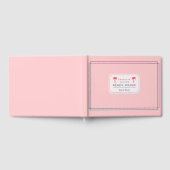 Roze Palm Tree Beach House Vakantiehuis Trendy Gastenboek (Volledig)