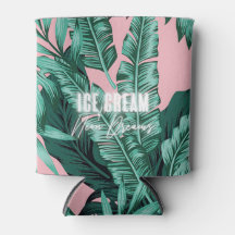 Roze palm tropische Koelbox