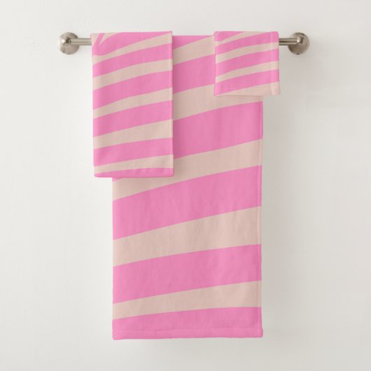 Roze palmblad bad handdoek (Insitu)