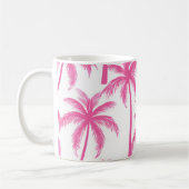 Roze palmbomen koffiemok (Links)