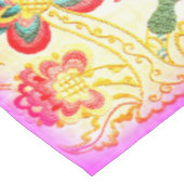 roze palmbomen tafelblad tafelkleed (Gekanteld)