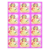 roze palmbomen tafelblad tafelkleed (Voorkant)