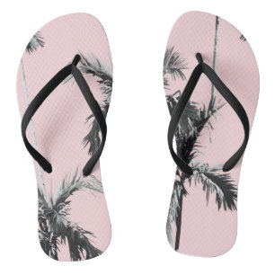 Roze palmbomen Teenslippers