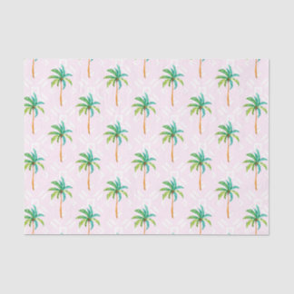 Roze Palmboom (Design 73 Roze Serie) Tissuepapier