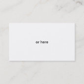 roze palmboom met hippie-stijl visitekaartje (Achterkant)