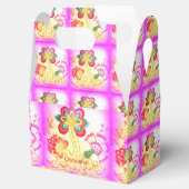 Roze palmboom Thunder_Cove Bedankdoosjes (Geopend)