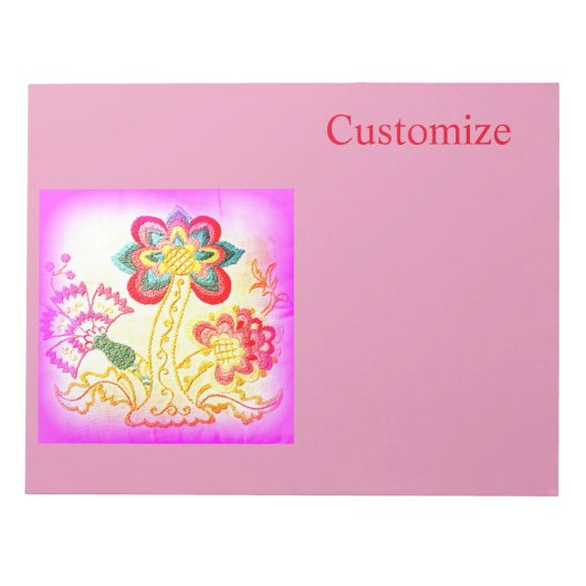 Roze palmboom Thunder_Cove Notitieblok (Voorkant)