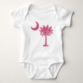 Roze Palmetto Moon Romper (Voorkant)