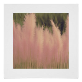 Roze Pam-pass Esthetisch Poster Fotografie