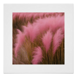 Roze Pam-pass Esthetisch Poster Fotografie Meisjes